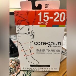 NWTCore-Spun by Therafirm 15-20  Small Gradient Compression Socks Khaki #17512